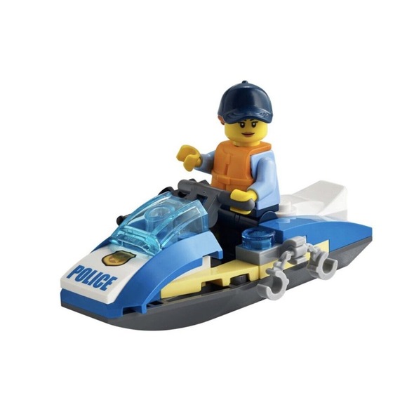 NEW SEALED LEGO City 30566 Fire Helicopter & 30567 Police Water Scooter RETIRED - Picture 5 of 10